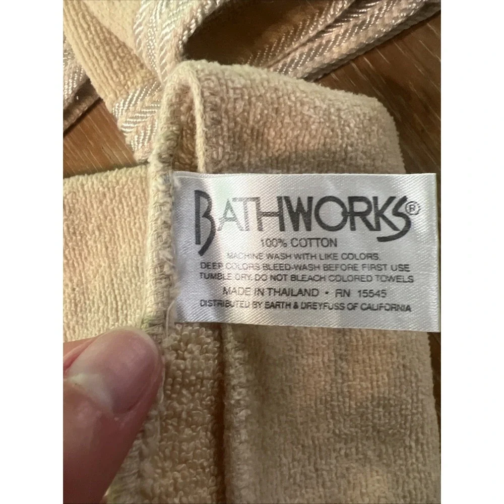 Vintage Christmas Bath Towel‎ Set 3 Teddy Bear Tartan Plaid Beary Warm Wishes